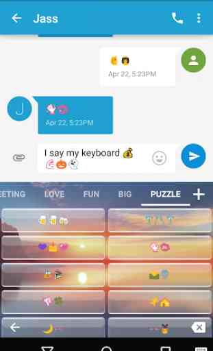 Photo Emoji Keyboard Theme 4