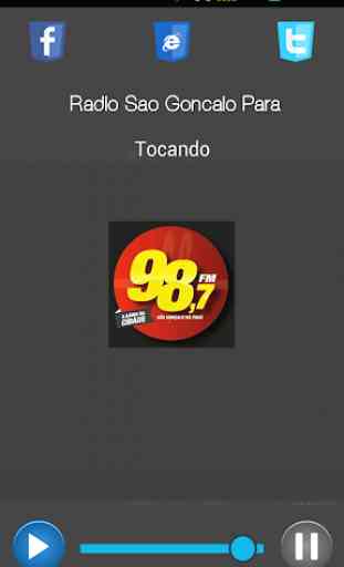 Radio 98 FM Sao Gonçalo Do Para-MG 1