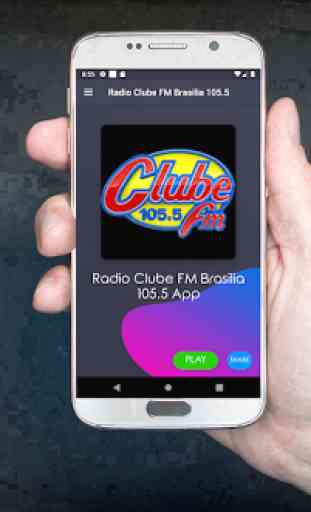 Radio Clube FM Brasilia 105.5 - Brasil Online App 1