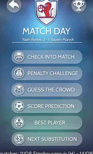 Raith Rovers Matchday App 3