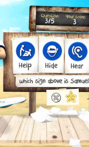 Samuel's Signs at the Beach 2