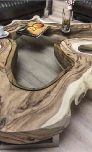 Solid Wood Table Design 2