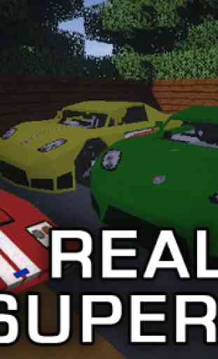 Supercars for Minecraft Pocket Edition 1