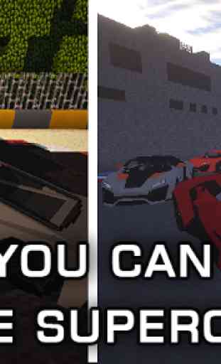 Supercars for Minecraft Pocket Edition 2