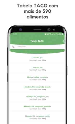 Taco App: Tabela Nutricional +8000 Alimentos 1