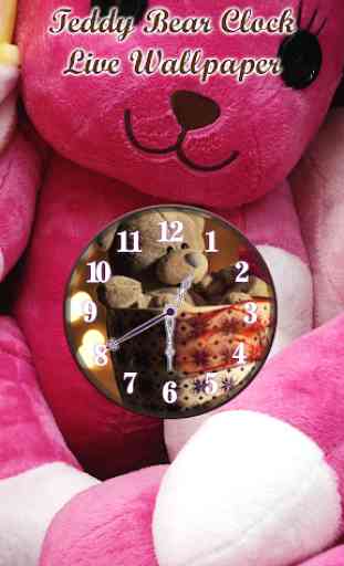 Teddy Bear Clock Live Wallpaper 4