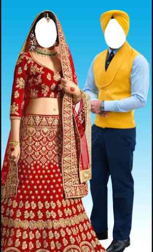 Wedding Sikh Couples Dress Suits 4