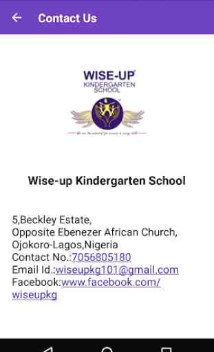 Wise-Up Kindergarten School 4