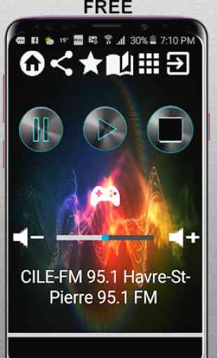 CILE-FM 95.1 Havre-St-Pierre 95.1 FM CA App Radio 1