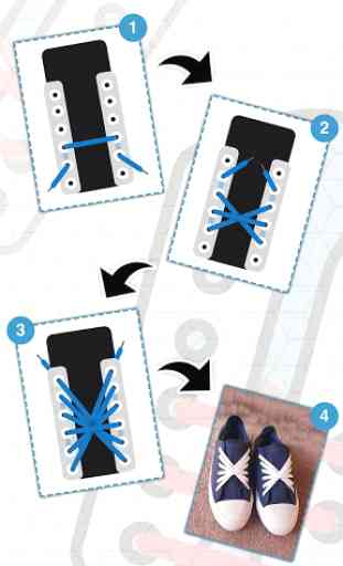 Aprenda a amarrar sapatos - passo a passo 4