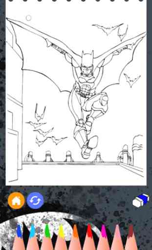 Batmen Coloring Game 3