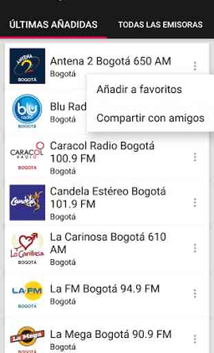 Bogota Radio Stations - Colombia 2