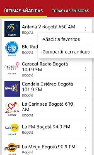 Bogota Radio Stations - Colombia 2