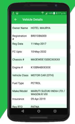 BR RTO Vehicle Owner Details 2