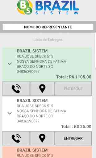 Brazil Sistem - Entregas 1