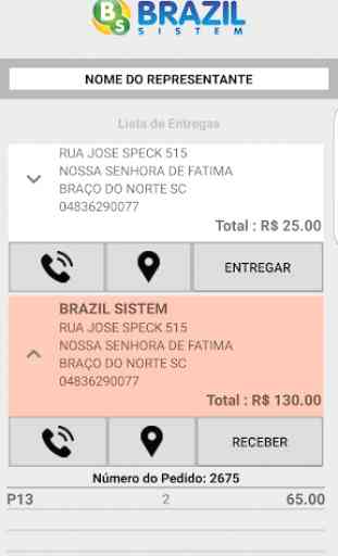 Brazil Sistem - Entregas 2
