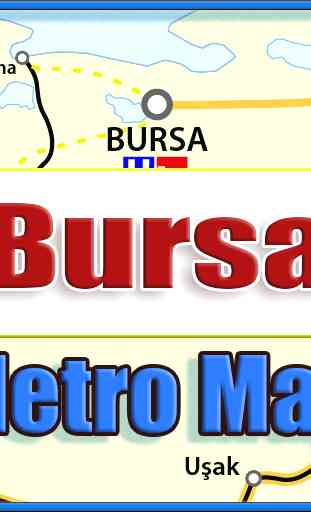 Bursa City Turkey Metro Map Offline 1