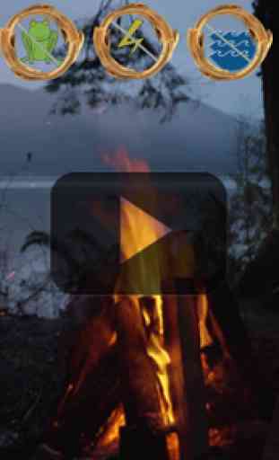 Campfire. Relaxing Nature Sounds. Christmas soul 3