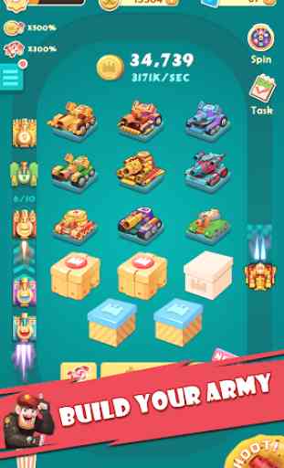 Candy Tank Hero - Merge&Idle Game 2
