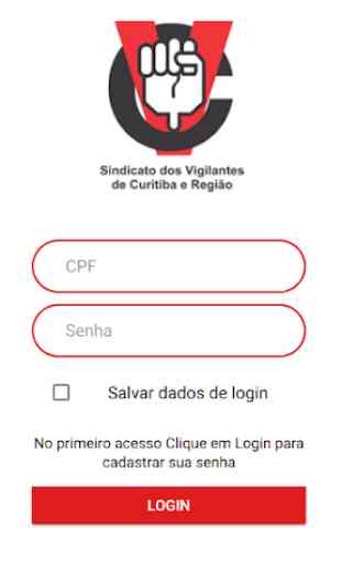 Carteirinha  Sindicato dos Vigilantes de Curitiba 1