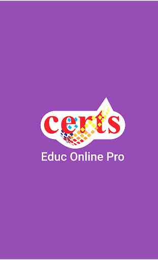 CERTS Educ Online - Pro 1