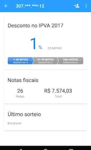 Créditos Nota Fiscal Gaúcha 1