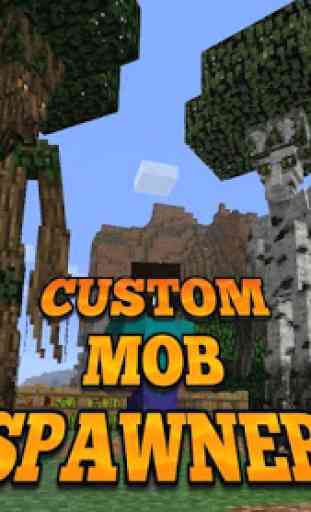Custom mob spawner MCPE mod. Guide 3