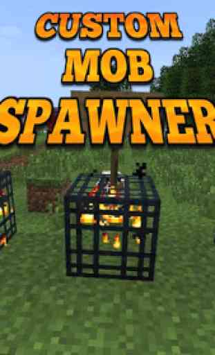 Custom mob spawner MCPE mod. Guide 4