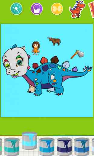 Dino Coloring Pages 2 3