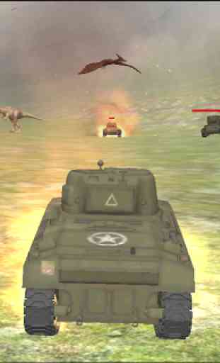 Dino World Tank Simulator Crazy world war 2 Battle 2