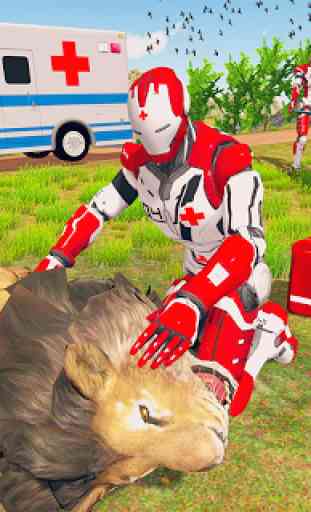 Doctor Robot Wild Animal Rescue :City Rescue 2019 1