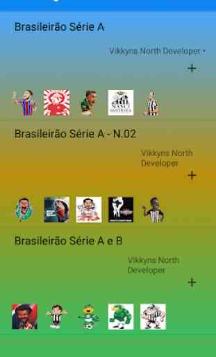 Figurinhas do Brasileirão - Séries A e B 1