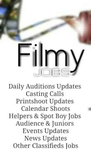 Filmy Jobs  - Auditions, Film Industry Jobs 1