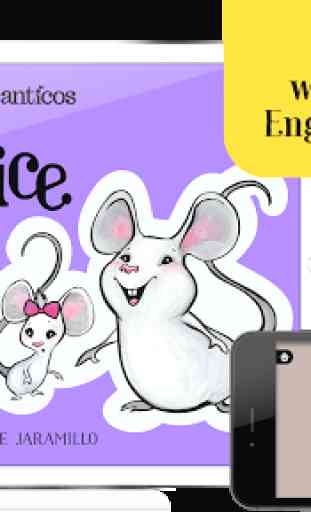 Five Little Mice (Cinco Ratoncitos) - learn shapes 4