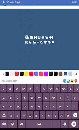Glagolitic English Keyboard : Infra Keyboard 2