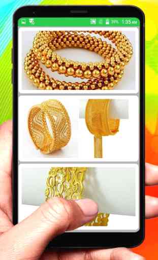 Gold Bangle Designs 2