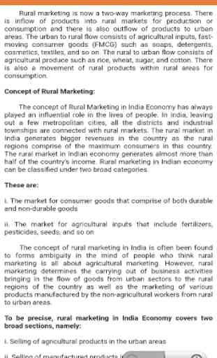 Management of Rural & Agricultural Marketing 2