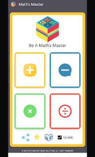 Math's Master - A game to improve math with fun 1