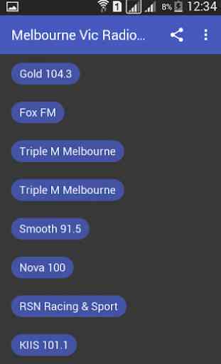 Melbourne Vic Radio Stations 1