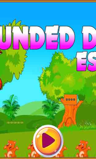 Melhores Jogos de Fuga - Wounded Deer Escape 4