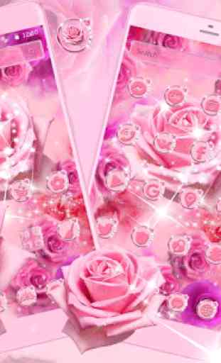 Pink Rosa amor romance tema Pink Rose Love 1