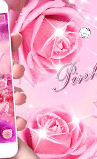 Pink Rosa amor romance tema Pink Rose Love 2
