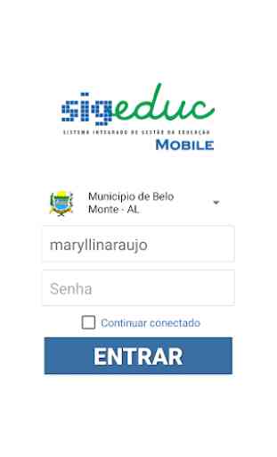 Portal SIGEduc Prefeituras Estudante/Familiar 4