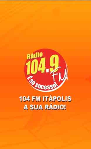 Rádio 104 FM - Itápolis 1