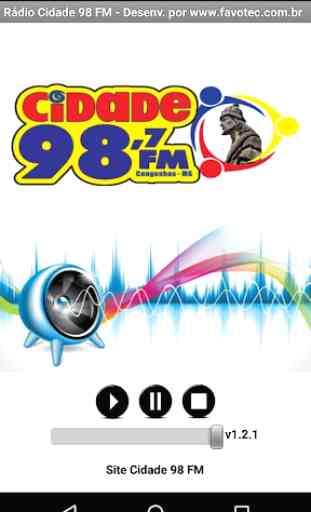 Rádio Cidade 98 FM Congonhas/MG 2