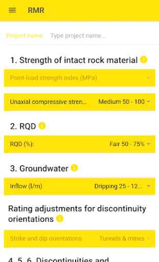 RMR - Rock Mass Rating 1