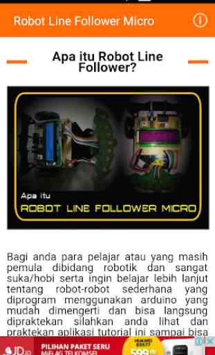 Robot Line Follower Micro 2