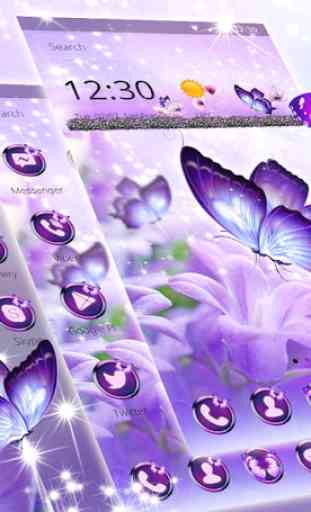 Shiny Colorful Butterfly Theme 1