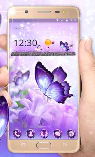 Shiny Colorful Butterfly Theme 2