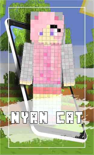 Skin Nyan Cat For Minecraft 1
